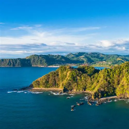 Береговая линия пляжа Хако, Коста-Рика