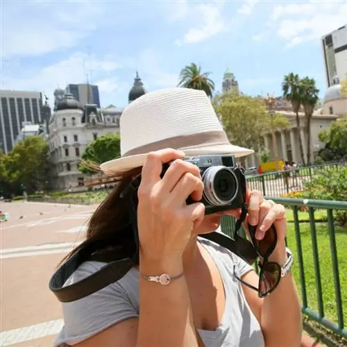 Турист в Буэнос-Айресе