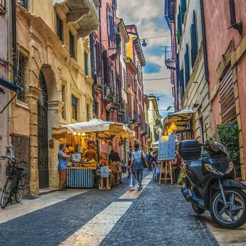 очаровательные улицы Вероны, Италия