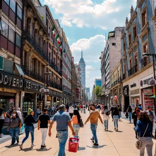 многолюдные улицы возле Сокало