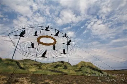 Гуси в полете