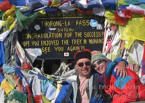 Папа и я в Thorong La