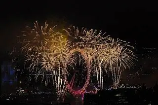 Лондонский фейерверк, принесший Новый год