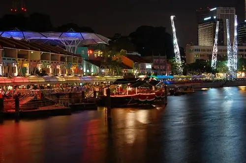 clarke quay фото, clark quey, бесплатные места Сингапура для посещения