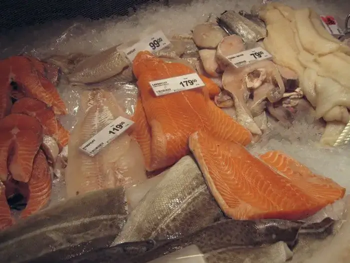 fish counter2 norge Посещение супермаркета в Норвегии