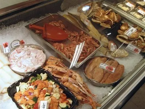 fish counter1 norge Посещение супермаркета в Норвегии