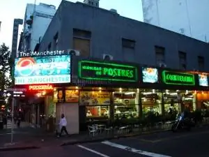 Получите чай мате в Монтевидео в баре Manchester на Авенида 18 де Хулио