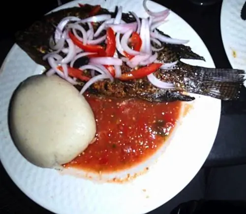 банку с тилапией