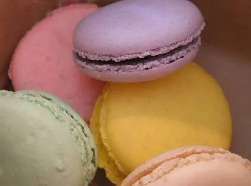 французское миндальное печенье