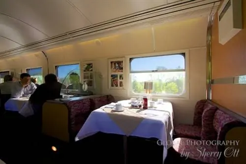Вагон-ресторан по железной дороге
