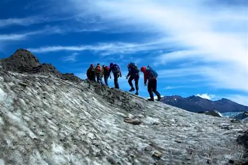 поход на ледник Вьедма в Аргентине