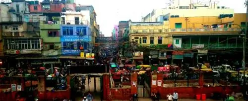 Особняки внутри индийского города-крепости Чандни Чоук