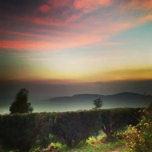 закат в лагере анаэрангалов