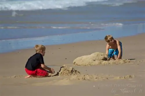 замок из песка золотой берег
