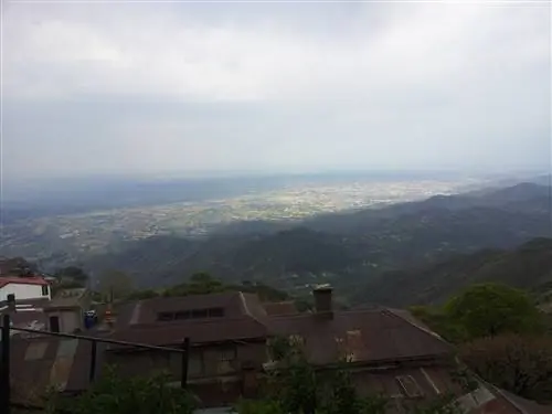 Вид на Чандигарх из моей комнаты