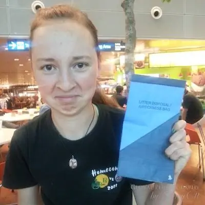 сумка для рвоты с детьми