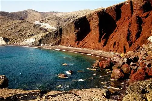 Красный пляж Санторини, Греция. Фото предоставлено