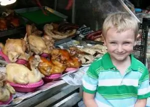 Тайваньский мясной рынок