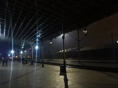 Темнота по прибытии в Сучаву.