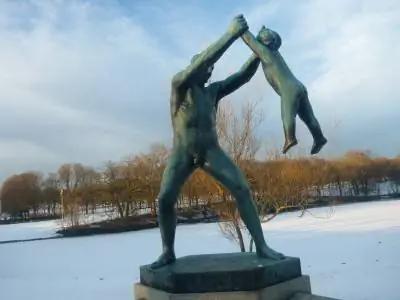 Парк Фрогнер, Осло, Норвегия.