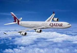 фотография самолета Qatar Airways в полете