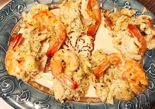 крабовые креветки камерсон морепродукты