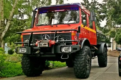 Ла Адуана: бывшая шведская пожарная команда Unimog U1700L/38