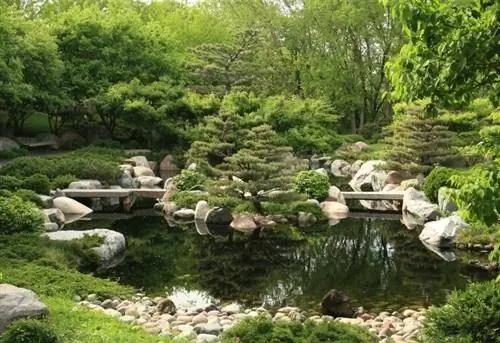 Зоопарк и заповедник Комо Парк, Японский сад, Миннеаполис, Миннесота