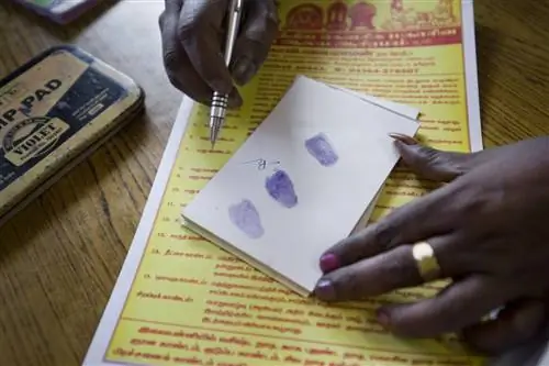 Нади-ридер пишет не рядом с отпечатком пальца клиента, который только что запросил чтение.