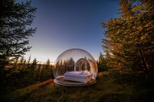 Отель Bubble в Исландии.