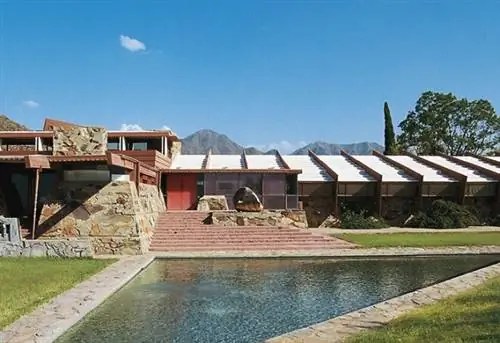 The Taliesin West, 1937, Фрэнк Ллойд Райт (1867-1959), Скоттсдейл (Феникс), Аризона, Соединенные Штаты Америки.