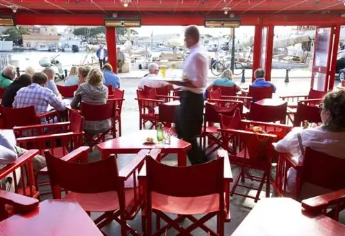 Франция, Вар, Сен-Тропе, кафе Senequier