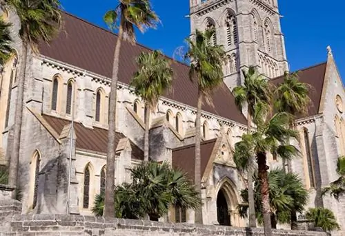 Троицкий собор, англиканский собор 1894 года, Гамильтон, Бермудские острова, Центральная Америка.