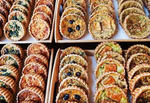 Англия, Лондон, Саутварк, Боро-Маркет, Продовольственный киоск, Киш