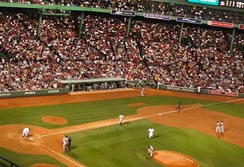 Red Sox на стадионе Fenway Park, Бостон, Массачусетс, США