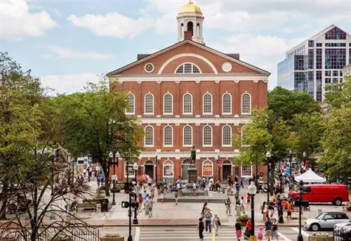 Faneuil Hall Freedom Trail Бостон, Массачусетс, США, Массачусетс.