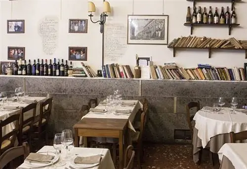 Ресторан Taverna Trilussa в Трастевере, Рим. Фото Риккардо Де Лука