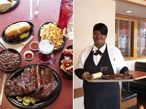 Gates, одна из первых сетей барбекю в Канзас-Сити, пользуется популярностью благодаря своим обгоревшим концам и картофелю фри.