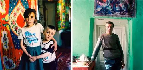 Слева: Ульфия со своим 6-летним братом Бехжатом (2006 г.). Справа: Бехджат, которому сейчас 18 лет, хочет найти работу в городе (2018 г.)