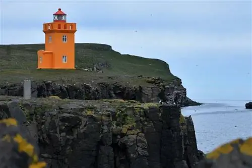 Остров Гримси - единственный участок суши Исландии за Полярным кругом.