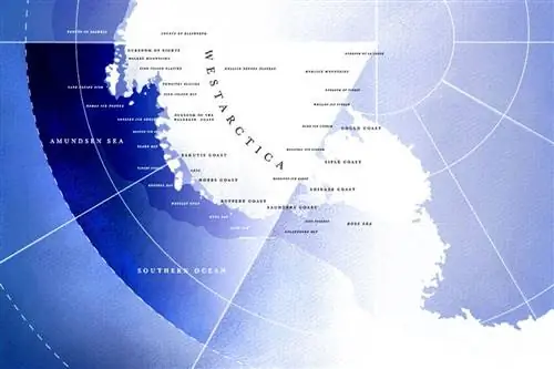 Западная часть Антарктиды, известная также как Земля Мэри Берд.
