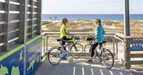 Туризм на побережье Мексиканского залива в марте 2021 года. Фото Криса Грейнджера.