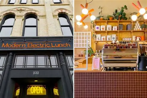 Посетите такие места, как Modern Electric Lunch, чтобы познакомиться с модной кухней Виннипега.