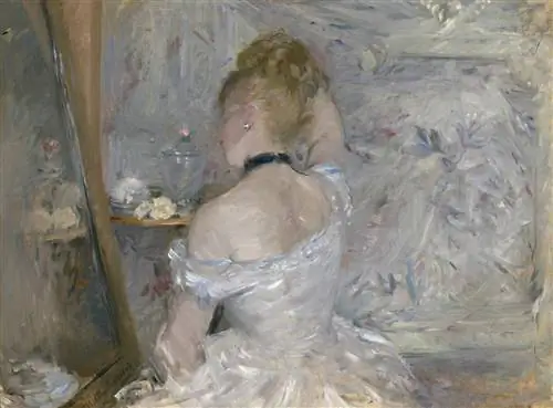 Берта Моризо, «Женщина за туалетом» (1875-1880)