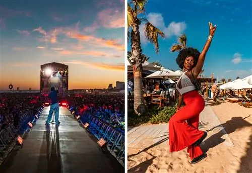 Толпы поддерживают высокий уровень энергии на фестивале AfroNation.