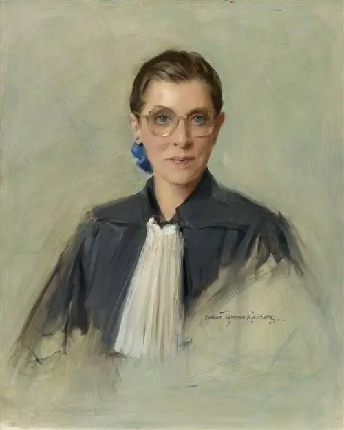Рут Бейдер Гинзбург, Эверетт Рэймонд Кинстлер, 1996. Холст, масло. Национальная портретная галерея, Смитсоновский институт.