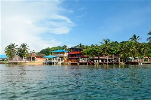 Переезжайте на остров Исла-Колон в Панаме, чтобы насладиться великолепными морепродуктами и пожить на воде.