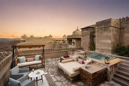 Отель Six Senses Fort Barwara в Раджастхане расположен в отреставрированном форте 14 века.