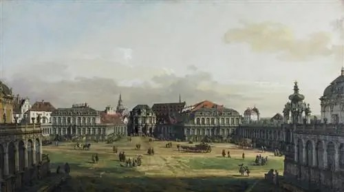 Бернардо Беллотто «Комплекс Цвингер в Дрездене» (1751-52), холст, масло
