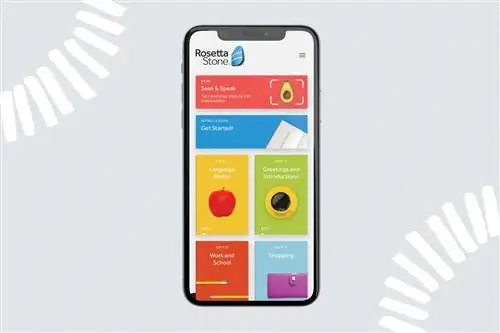 Приложение Rosetta Stone доступно для устройств iOS и Android.